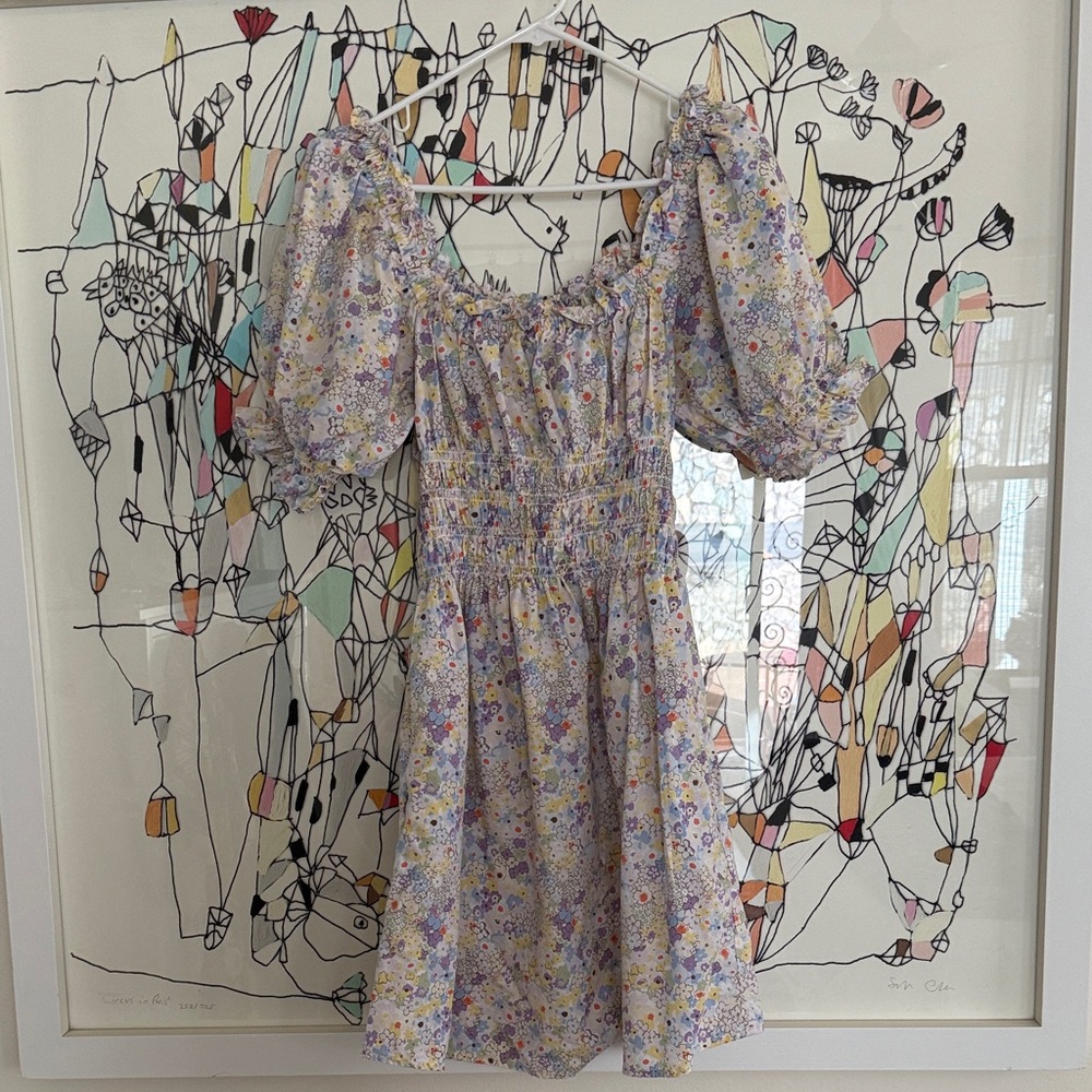 Levi’s Floral Puff Sleeve Dress